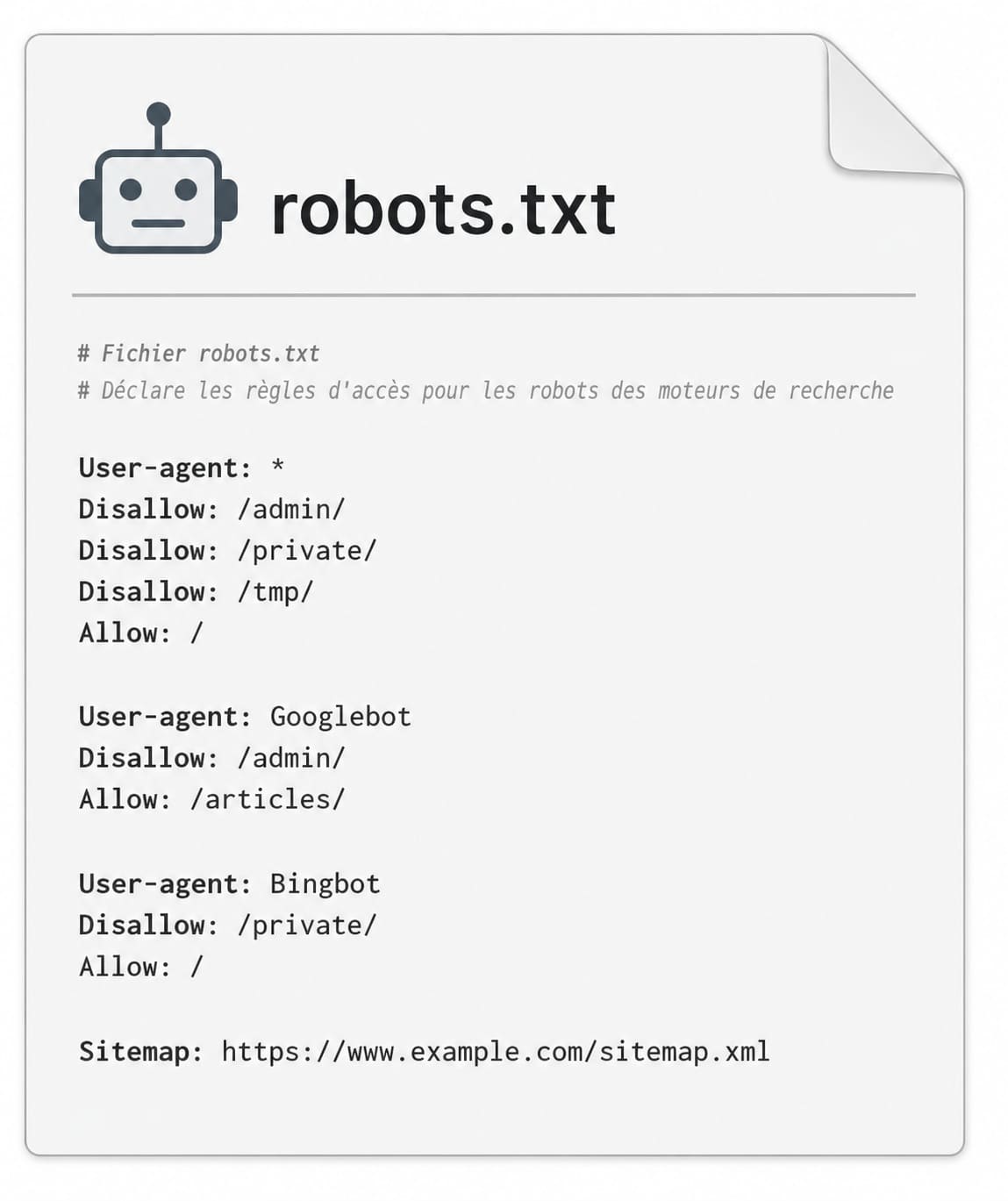 fichier robots txt et llm