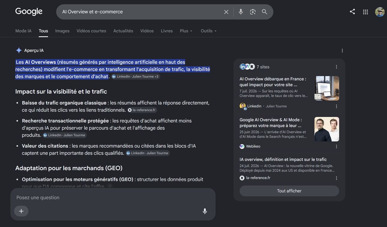 e commerce et ai overview